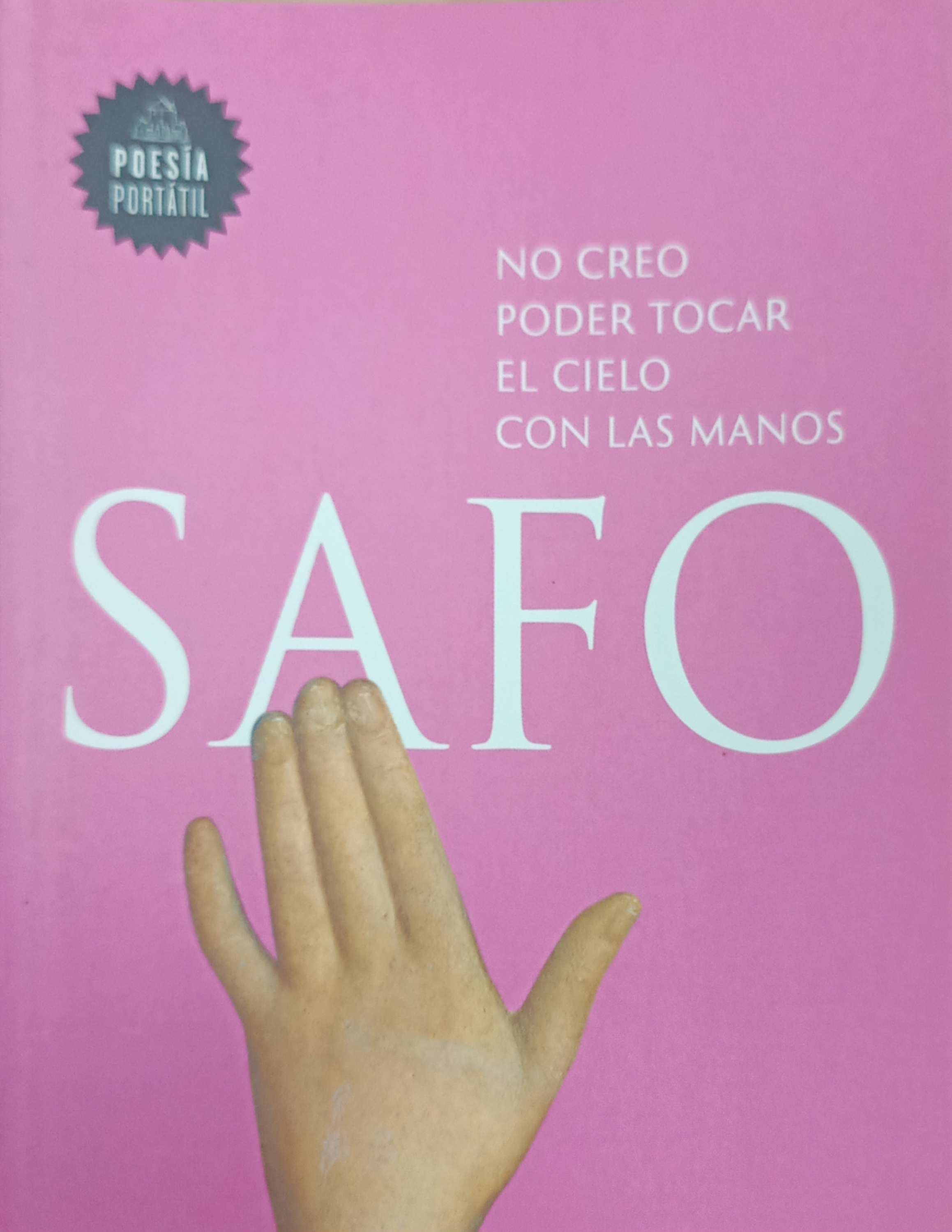 No creo poder tocar el cielo con las manos